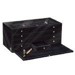 Montblanc's Wooden Collectors Box for 64 Pens looks great beside your workspace to show off your pens in a luxurious way.