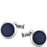 Montblanc Goldstone inlay cufflinks with stainless steel trims from the Meisterstück range.