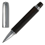 Full view of the Hugo Boss Brown Timber rollerball pen.