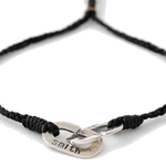 This Men's Black Oval Link Bracelet is by Paul Smith