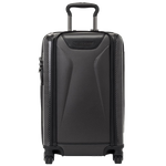 This TUMI McLaren Carbon Fibre Aero International Expandable 4 Wheel Carry-On features a patch on the back.