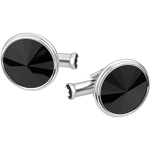 These cufflinks from Montblanc are made from stainless steel.