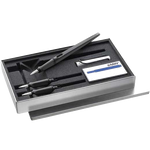 This is the LAMY Joy AL Black Fountain Pen Set.