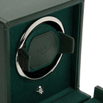 wolf cub green watch winder close