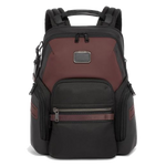 This TUMI Alpha Bravo Navigation Oxblood Backpack has exterior zip compartments so you can easily stay organised with sections for specific belongings.