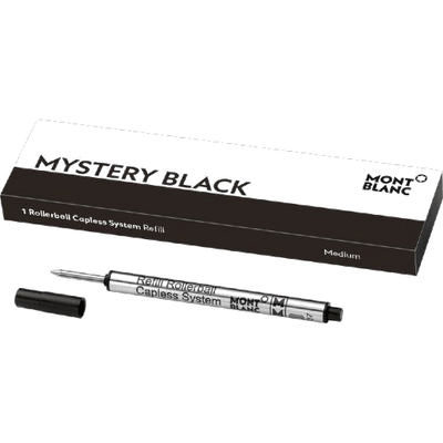 montblanc mystery black capless medium rollerball refill