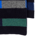 paul smith blue wool scarf