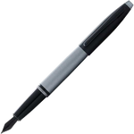 This is the Cross Matte Grey & Black Lacquer Calais Fountain Pen.