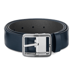 Montblanc Rectangular Ruthenium Pin Buckle Belt Reversible 35mm