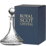 This London 85cl Ships Decanter will be presented inside a Royal Scot Crystal gift box.