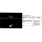 Every Montblanc Meisterstuck wallet we supply has the Montblanc International 2 year warranty/guarantee booklet completed on the day of purchase.