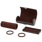 wolf 1834 brown blake watch roll with capsule inside 3