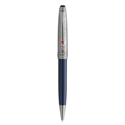 montblanc aw80d doue classique blue ballpoint pen