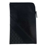 This Hugo Boss wallet comes with the HB monogram design on the front and back with a textured leather print.