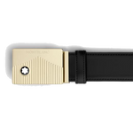 mb199095 montblanc gold buckle belt