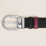 montblanc black cassis leather belt1