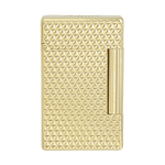 yellow gold initial lighter