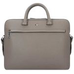 The BOSS dark grey faux leather document case is part of their Ray collection.