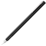 LAMY matt black fountain pen cp 1 with silver clip.