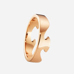 The Rose Gold Fusion End Ring-53 by Georg Jensen.
