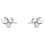 These 0.07 CT Sterling Silver Moonlight Grapes Earrings have been designed by Georg Jensen.