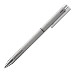 The LAMY brushed stainless steel twin pen in the Logo collection.