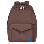 The Recycled Polyester Brown Zip Top Backpack by Paul Smith.