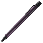 LAMY's Safari Special Edition Violet Blackberry Ballpoint Pen has a glossy barrel with black trims.