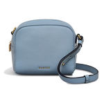 Radley's The Daily Smoke Blue Leather Cross Body Bag is made from soft-grain cowhide leather with polished gold trims.