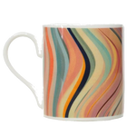 This Swirl Print Bone China Mug by Paul Smith has a pastel coloured swirl print with soft hues.