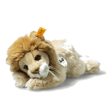 Steiff's Little Friend Leo the Lion Soft Plush Toy has been made with polyester and polyacrylic to create a soft plush feel.