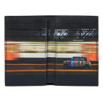 This Paul Smith Black 'Commuter Mini' Interior 6CC Card Holder is great for storing multiple bank cards and also has two extra slip pockets.