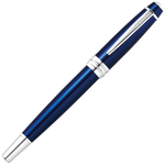 cross dark blue bailey fountain pen cap on