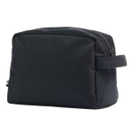 The Catch 3.0 Navy Blue Washbag with Signature Stripes is made from recycled polyester.