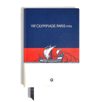 Montblanc's Meisterstück x Olympic Heritage Paris #146 Lined Notebook has a special design on the cover.