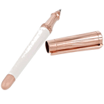 s t dupont feminine white liberte rollerball pen flat