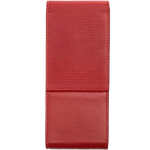 This is the LAMY Nappa Leather Red 3 Pen Pouch.