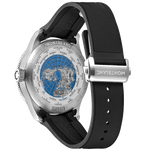 Montblanc's 1858 GMT Black Rubber Watch can be gift wrapped.