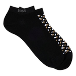 This 2-Pack Black Cotton Blend Ankle Socks by BOSS is great for everyday wear.