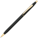 Cross Classic Century Classic Black Ballpoint Pen with 23K Gold Plated appointments.