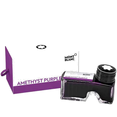 montblanc purple ink botttl