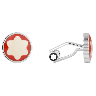montblanc heritage rouge et noir cufflinks