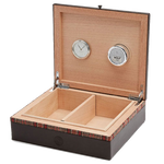 This humidor is a collaboration between WOLF 1834 x x WM Brown.