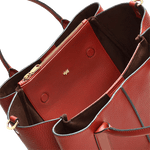 Hillgate Place Rust Medium Grab Multiway Bag by Radley with internal compartments and faux suede lining.