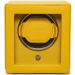 This Wolf 1834 Yellow Cub Watch Winder with Cover has been crafted out of vegan leather.