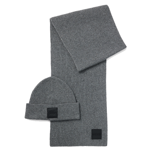 boss scarf and hat gift set