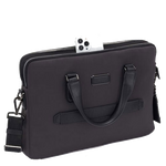 tumi sycamore harrison black iron slim briefcase back