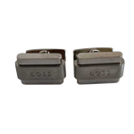 This pair of Hugo Boss cufflinks come with the logo engraved on the front.