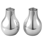 georg jensen cafu stainless steel small candle holders side