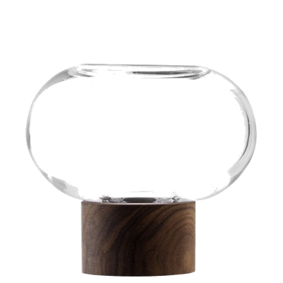 lsa select oblate small clear vase